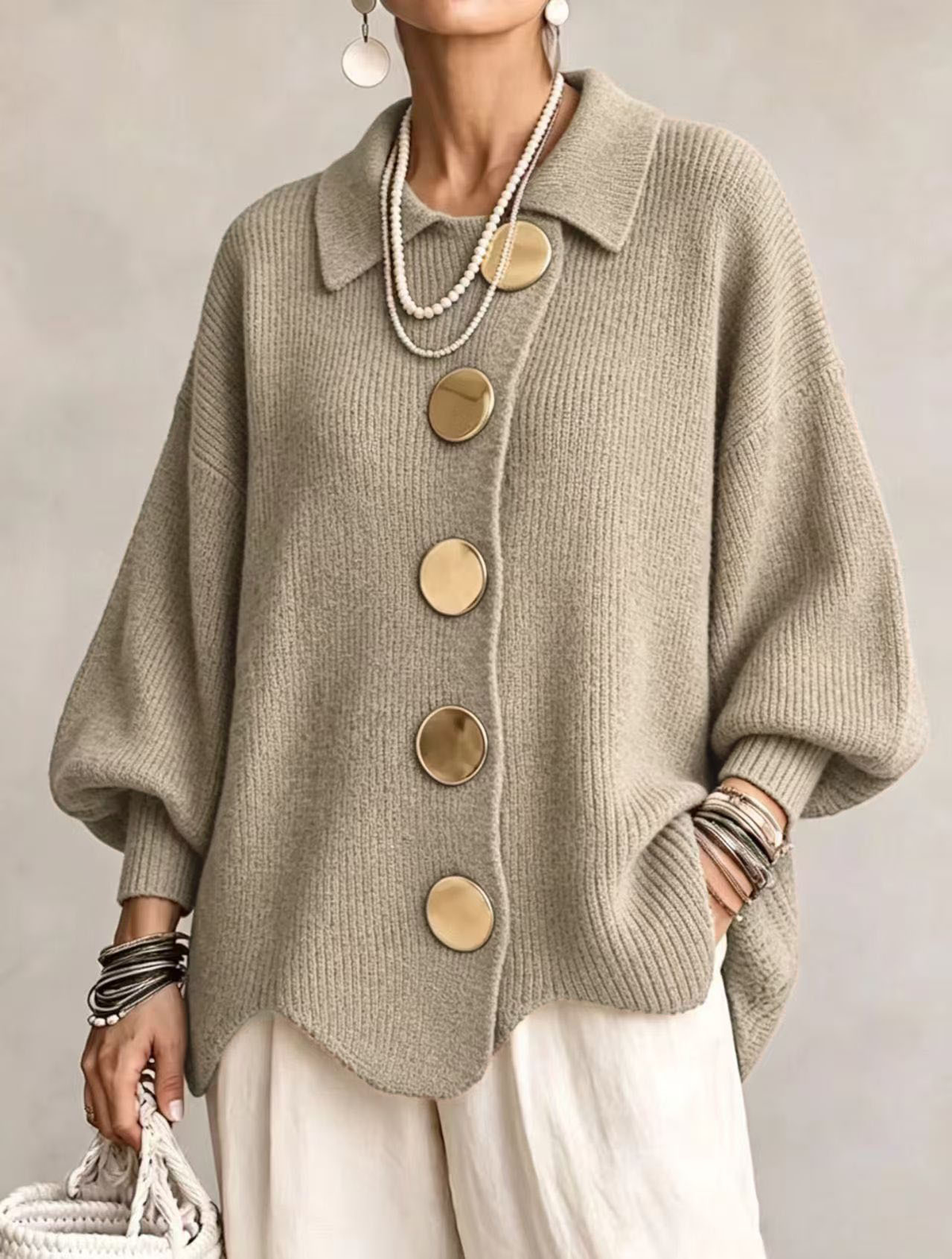 Lucia | Elegant Oversized Cardigan