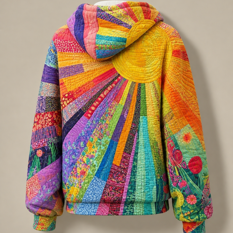 Amanda | Wildflower Quilted Hoodie