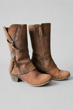 Wendy | Western Style Low Heel Boots