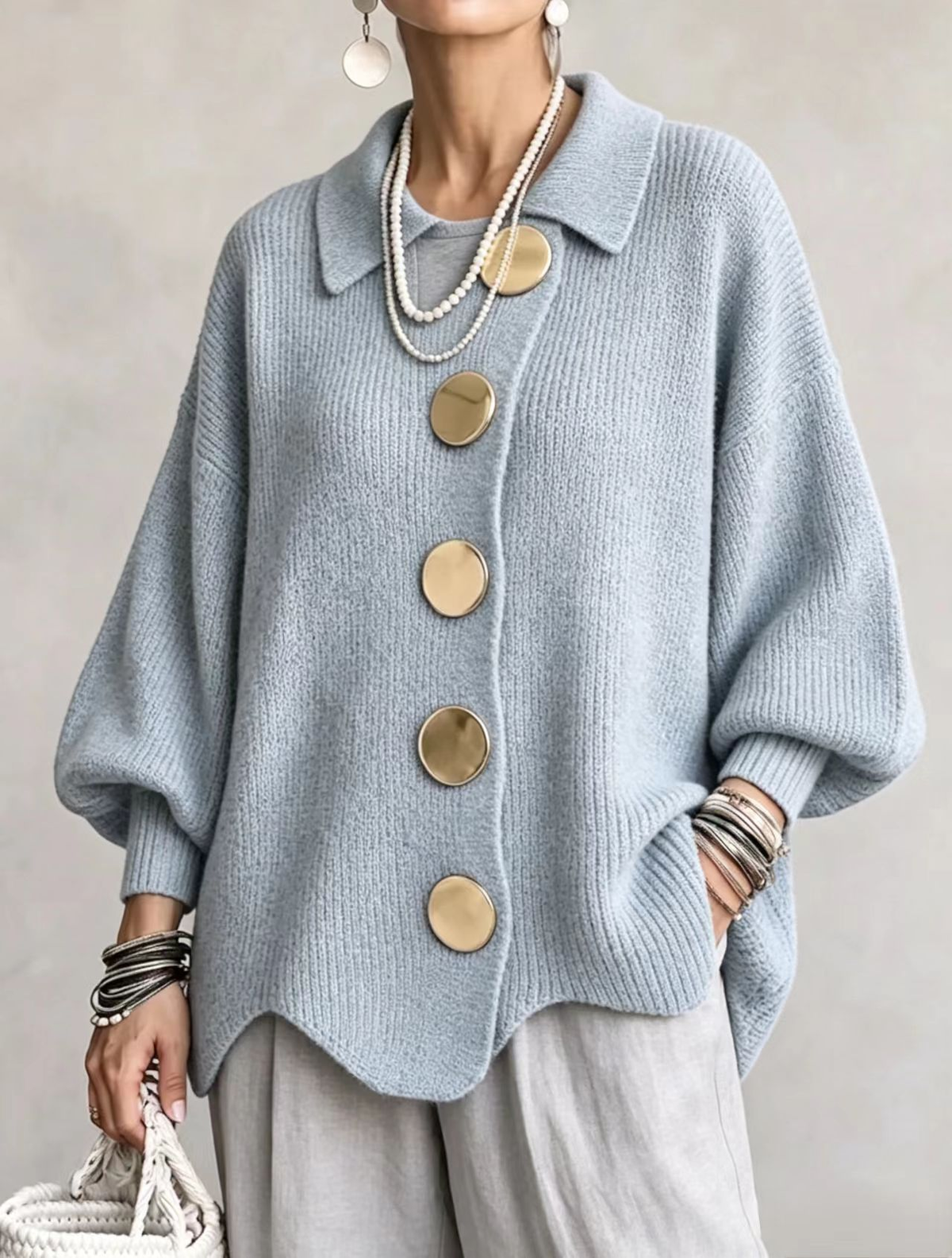 Lucia | Elegant Oversized Cardigan