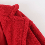 Women's Teddy Fleece Hooded Jacket in Oversized Fit