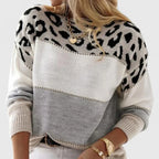 Lina | Elegant Leopard Print Sweater
