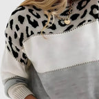 Lina | Elegant Leopard Print Sweater