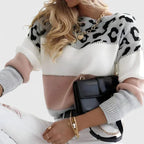 Lina | Elegant Leopard Print Sweater