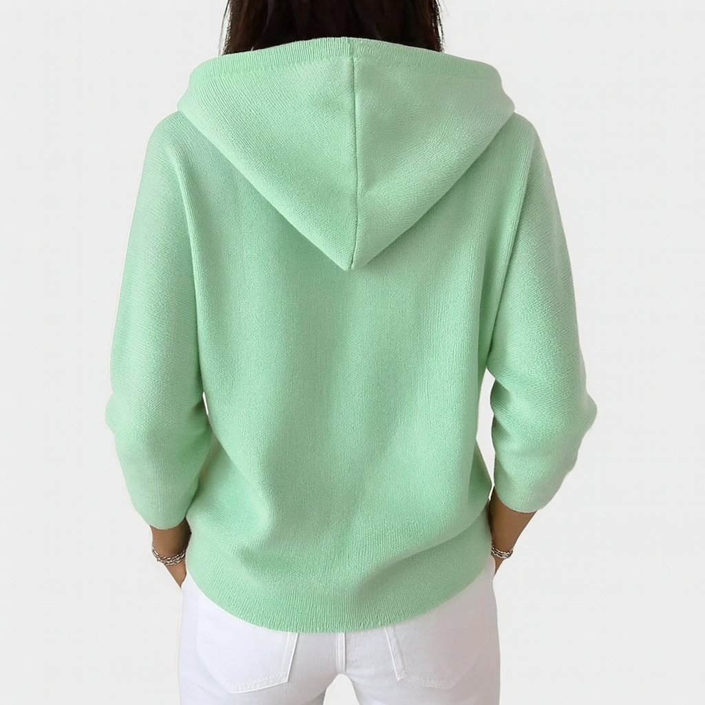 Maria | Elegant Hooded Cardigan