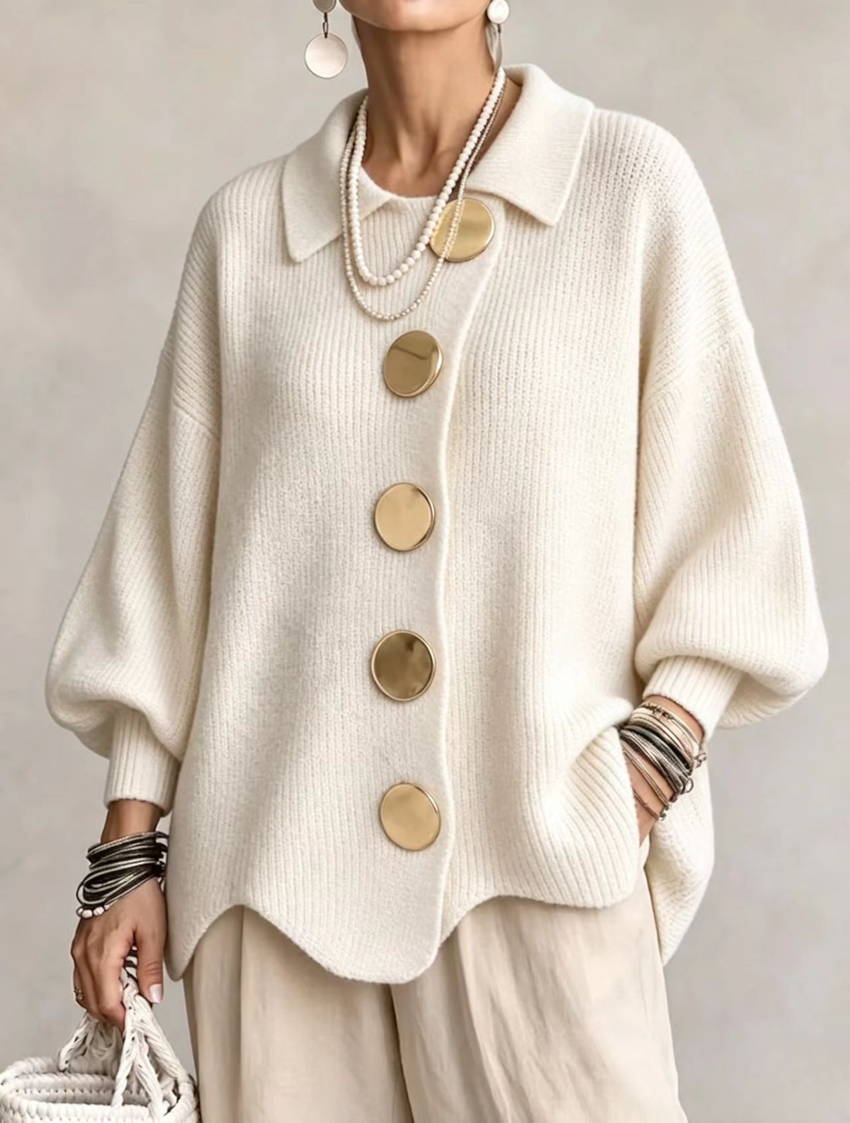 Lucia | Elegant Oversized Cardigan