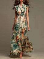 Soleil | Tropical Chiffon Maxi