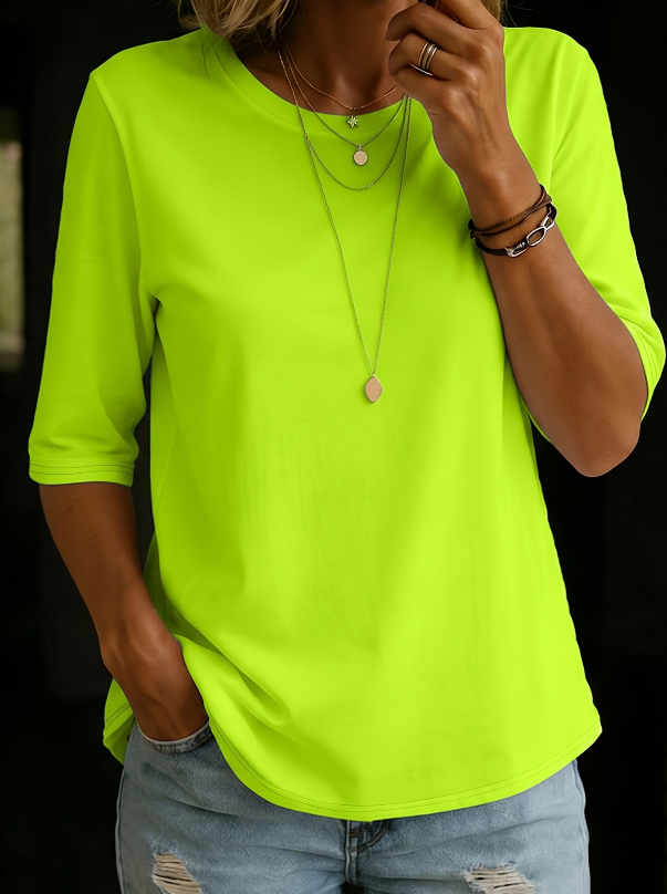 Nora | Relaxed 3/4 Sleeve Top