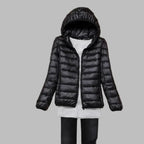 Women's Lightweight Packable Hooded Puffer Jacket