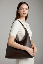 Maria | Women’s Classic Tote Bag with Faux Outer and Large Inner Pocket