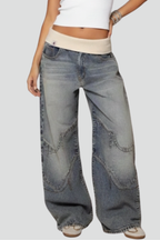 Madison | Women’s Casual Baggy Wide-Leg Denim Trousers
