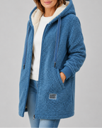 Phoebe | Long Teddy Fleece Jacket