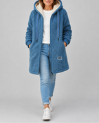 Phoebe | Long Teddy Fleece Jacket