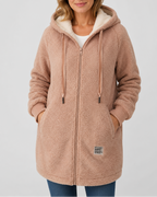 Phoebe | Long Teddy Fleece Jacket