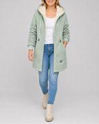 Phoebe | Long Teddy Fleece Jacket