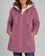 Phoebe | Long Teddy Fleece Jacket