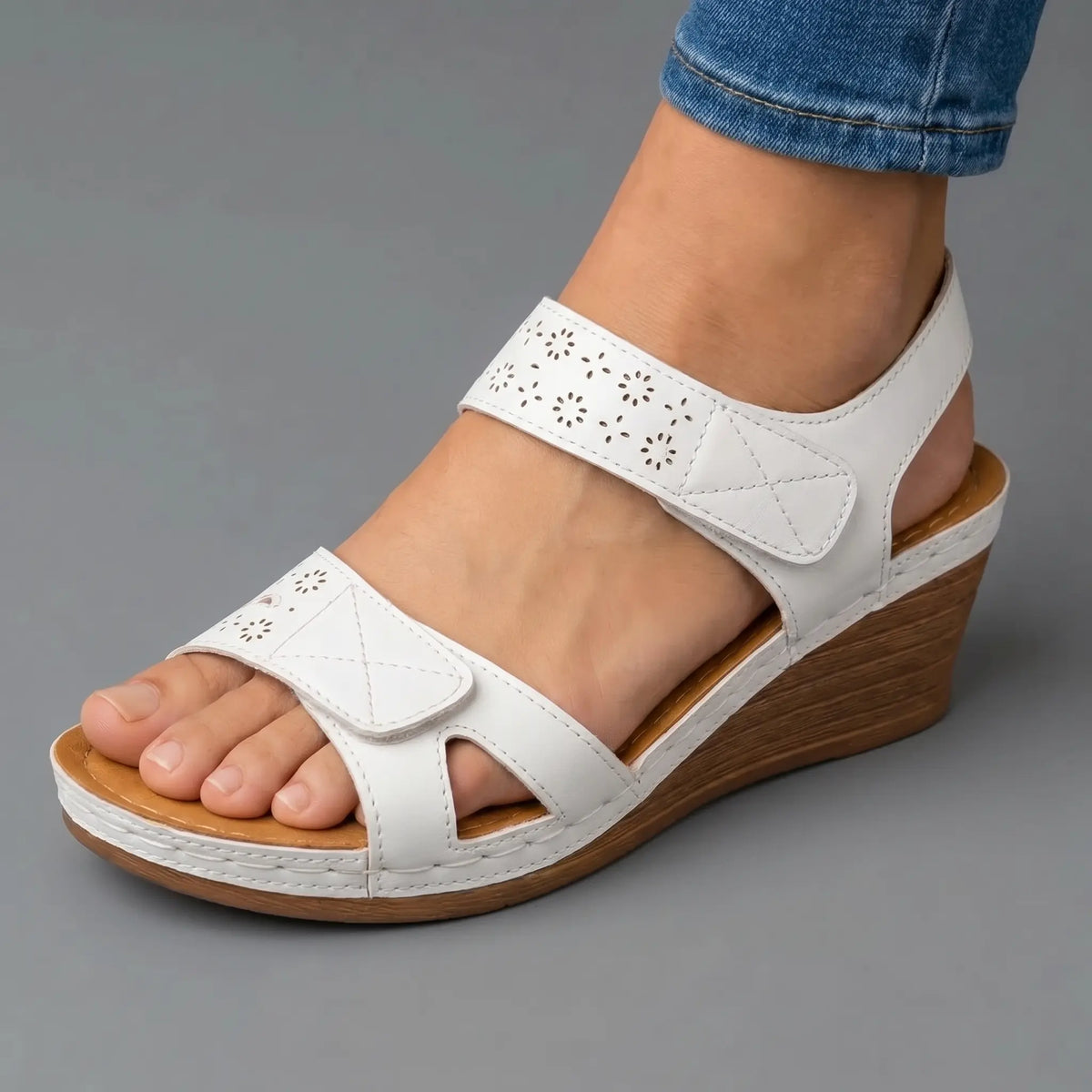 Harper | Cushioned Wedge Sandals