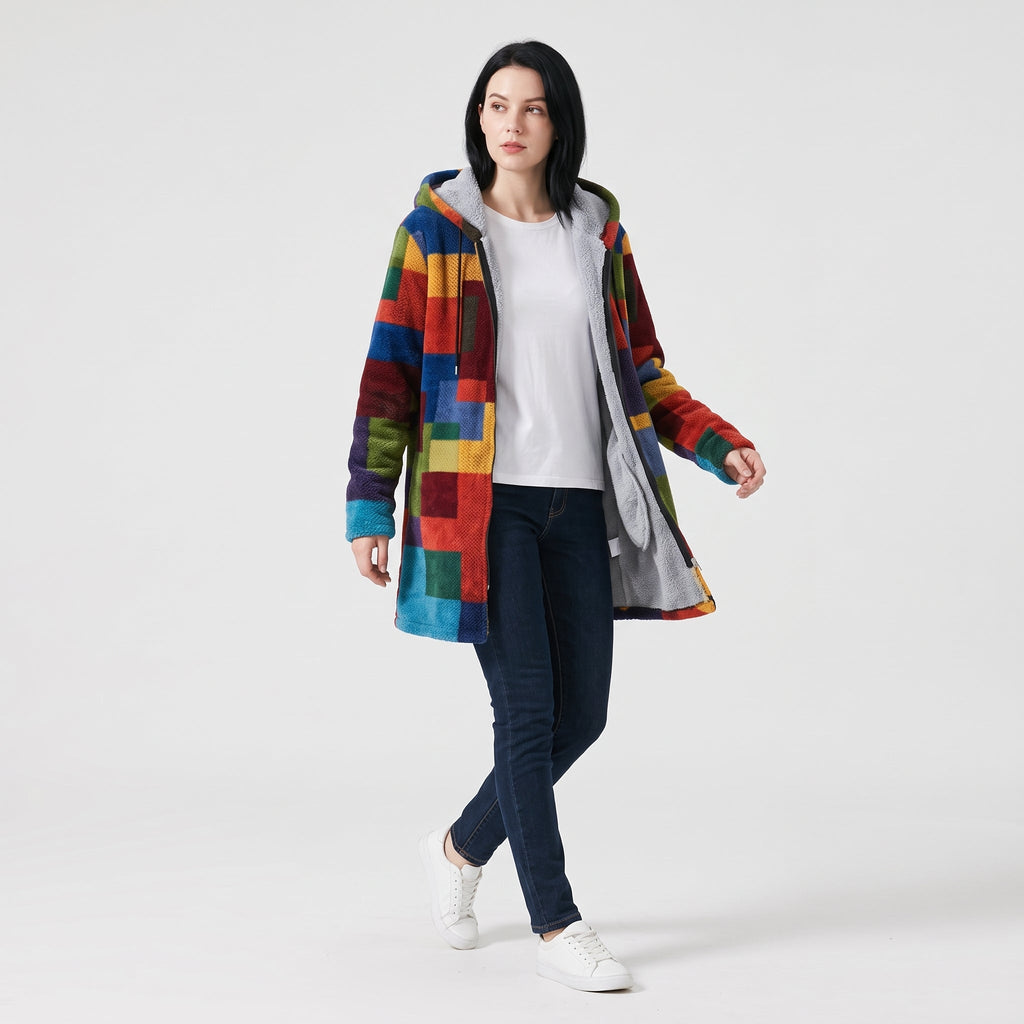 Holly | Fleece Jacket with Hood