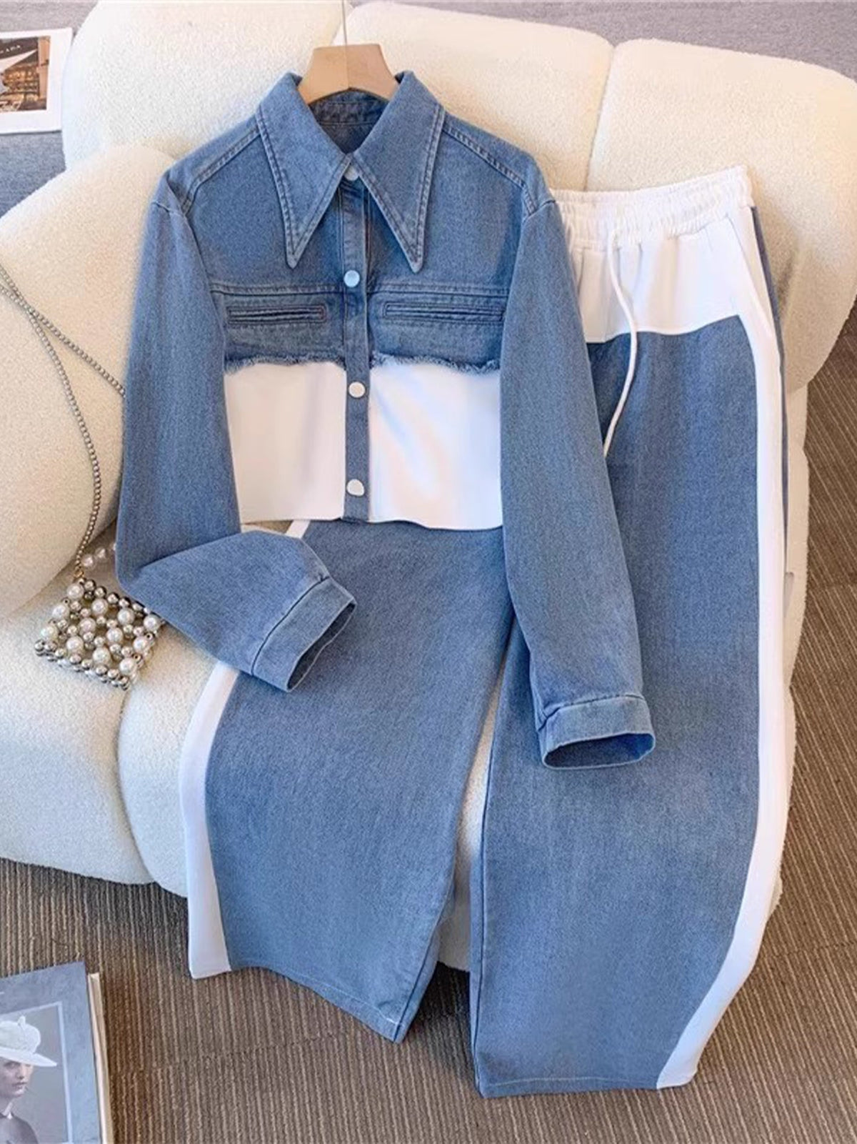 Quinn | Colorblock Two Piece Set