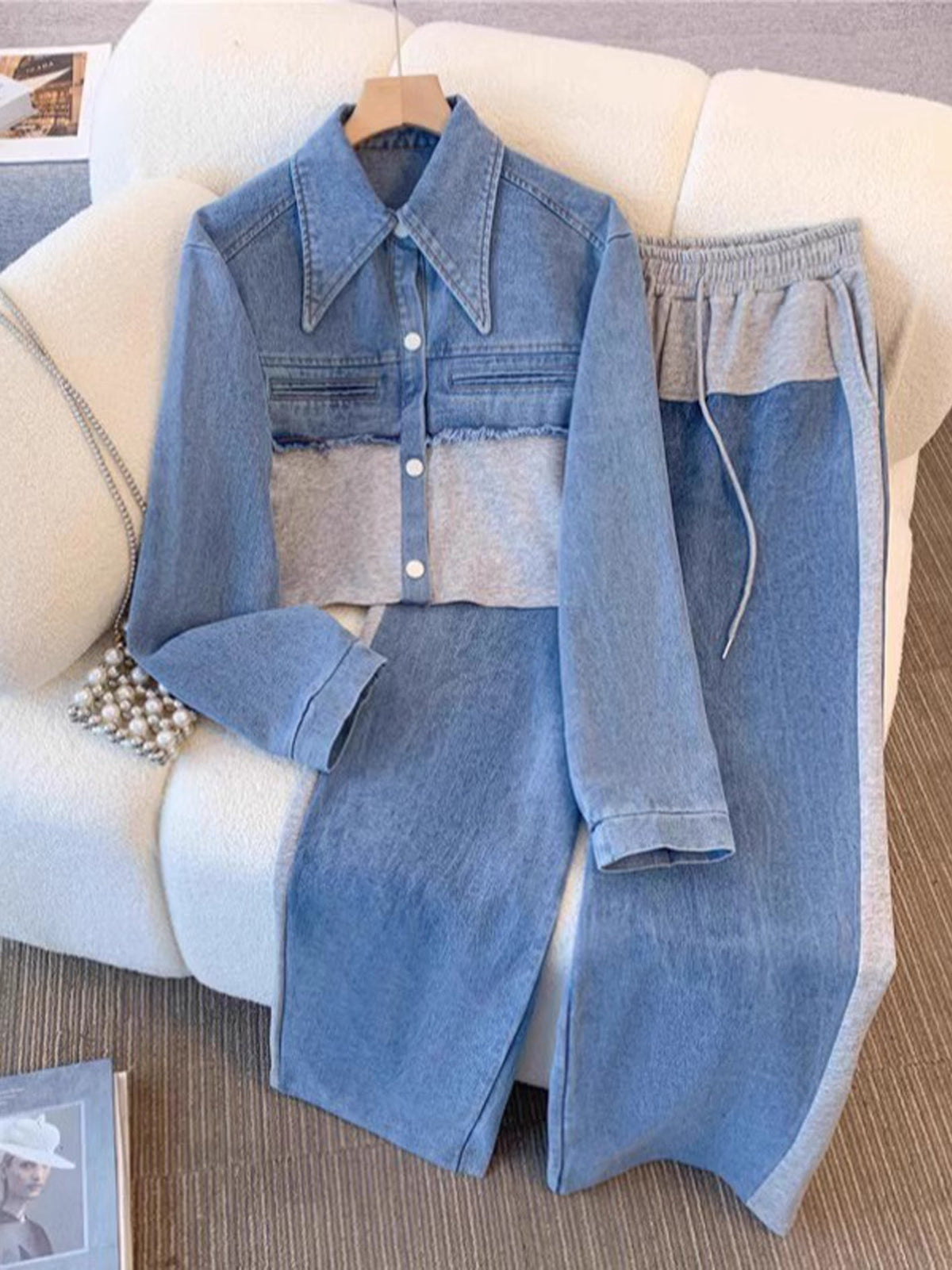 Quinn | Colorblock Two Piece Set