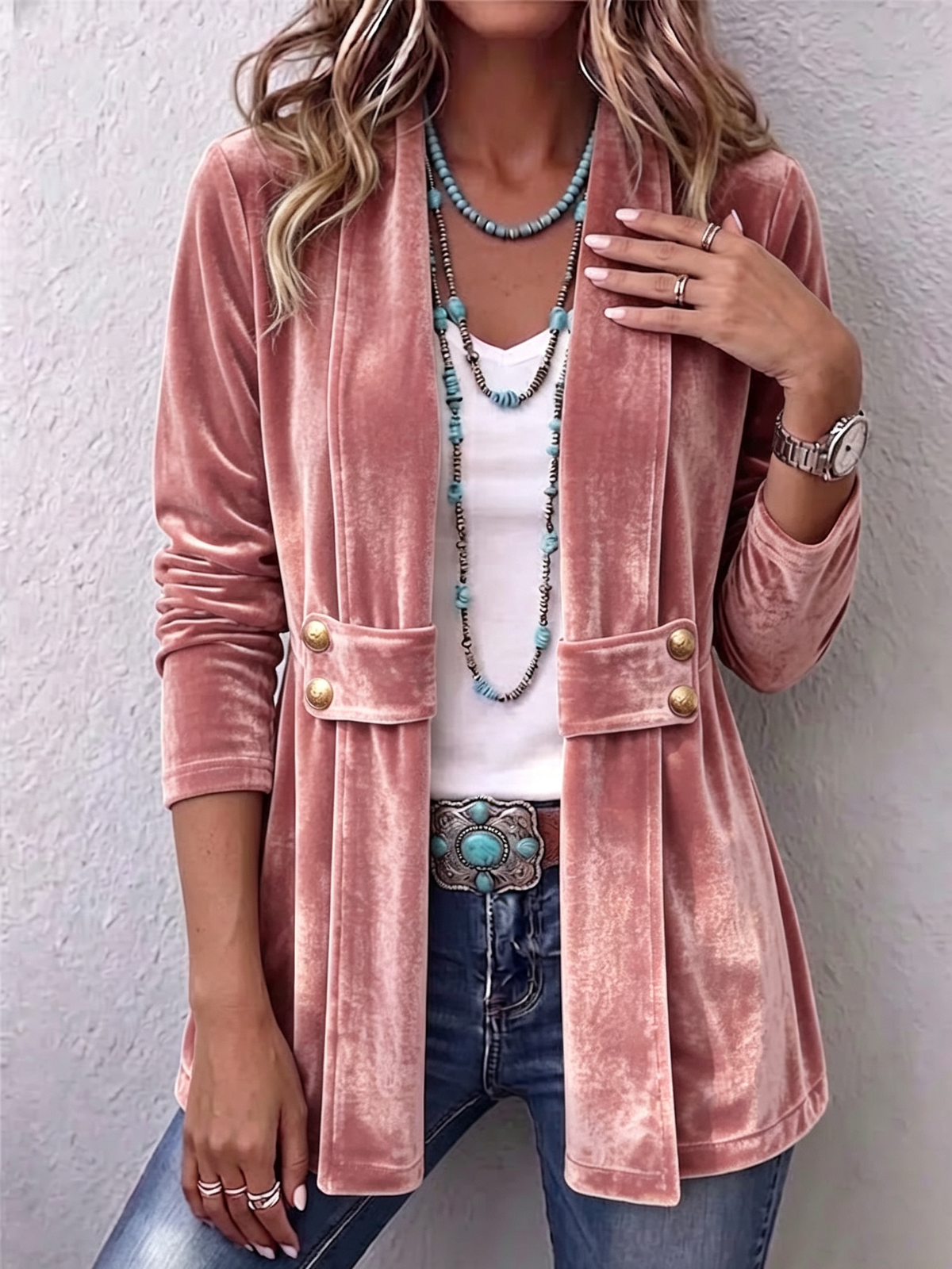 Avery | Open Front Blazer