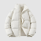 Women's Hooded Puffer Jacket with Fleece Lining