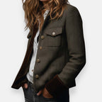Hester | Herringbone Tweed  Style Jacket