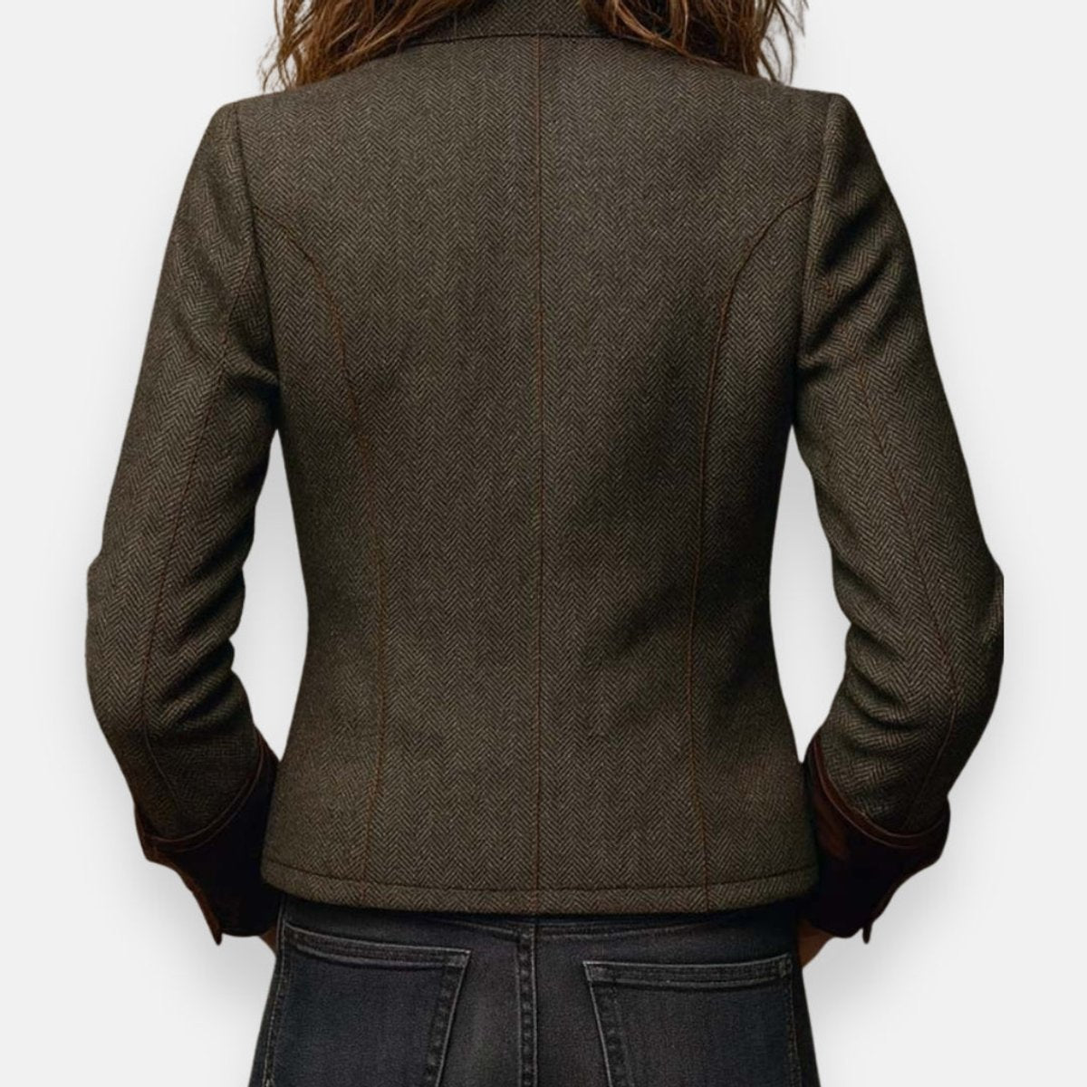 Hester | Herringbone Tweed  Style Jacket